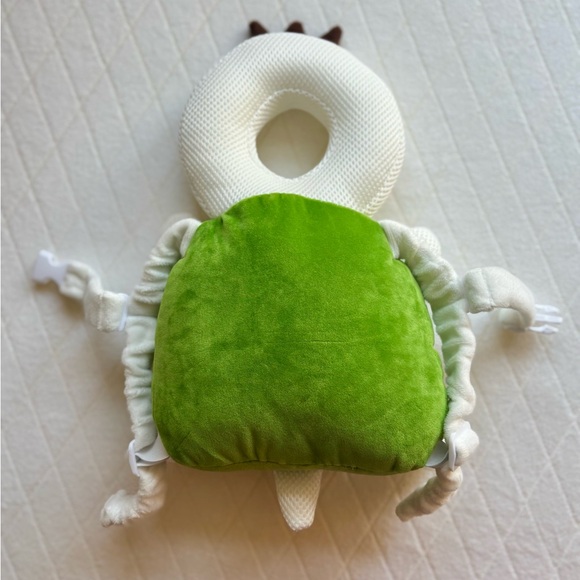 Green Turtle Shell Head Protector Backpack - Picture 2 of 6